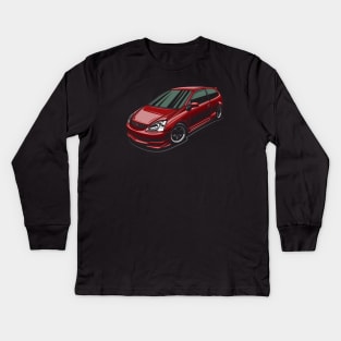 Civic Type R Kids Long Sleeve T-Shirt